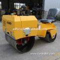 New Double Drum Mini Ride-on Road Roller Compactor Fyl-855